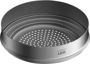 Leo - Stoommandje Graphite 20-24cm