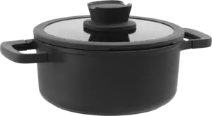BergHOFF LEO Stone+ Kookpan met Deksel - 20 cm