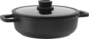 BergHOFF LEO Stone+ Sauteerpan met Deksel - 28 cm
