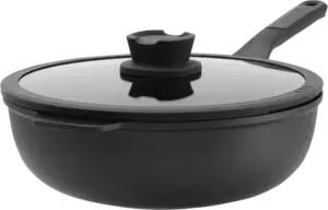 BergHOFF LEO Stone+ Wok met Deksel - 28 cm