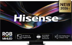Hisense 85UR9S RGB MiniLED 4K 180Hz Smart TV (2026)
