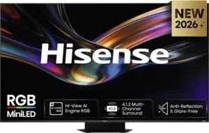 Hisense 75UR9S RGB MiniLED 4K 180Hz Smart TV (2026)