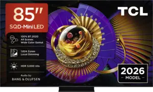 TCL 85MSQLED85L SQD Mini LED 4K TV (2026)