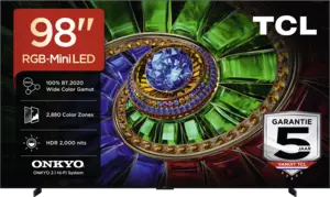 TCL 98RM7L RGB Mini LED 4K Smart TV (2026)