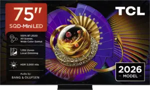 TCL 75MSQLED85L SQD Mini LED 4K TV (2026)