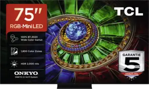 TCL 75RM7L RGB Mini LED 4K Smart TV (2026)