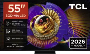 TCL 55MSQLED85L SQD Mini LED 4K TV (2026)