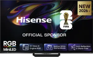 Hisense 55UR8S RGB MiniLED 4K 180Hz Smart TV (2026)