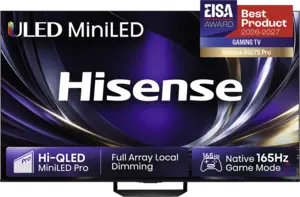 Hisense 65U79S PRO Hi-QLED MiniLED Pro 4K 165Hz Smart TV (2026)