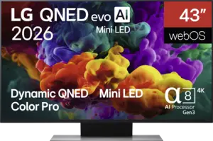 LG 43QNED87B6A QNED evo Mini-LED 4K Smart TV (2026)