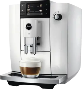 JURA E6 (ED) Piano White Volautomatische Koffiemachine