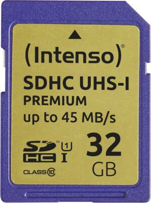 Intenso SDHC-Card SD Card 32GB UHS-I