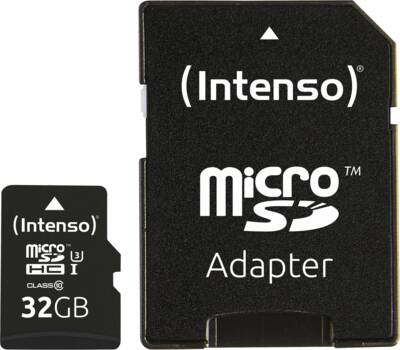 Intenso Micro SD Card 32GB UHS-I Professional SD Adapter