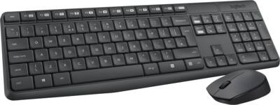 Logitech Tastatur-/Maus-Set MK235 Wireless Desktop