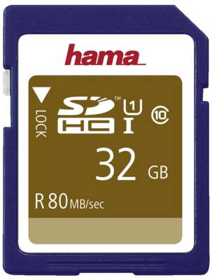 124135 SDHC32GB C10 UHS-I 80MB/S