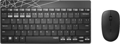 Rapoo Tastatur-/Maus-Set kabellos Multi-Mode-Deskset 8000M