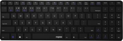 Rapoo Tastatur kabellos Touch E9100M Multi-mode Ultra-Slim