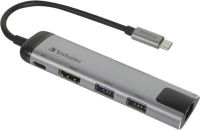 Verbatim USB-Hub USB-C Multiport LAN / HDMI-Kabel / USB / US