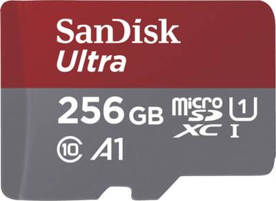Sandisk microSDXC-Card Ultra microSDXC 256GB, 150MB/s, UHS-I