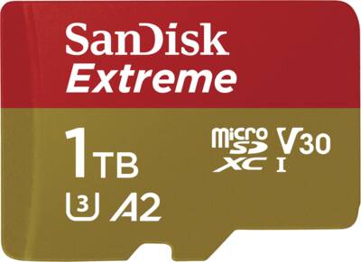 Sandisk microSDXC-Card Extreme microSDXC 1TB UHS-I Card with