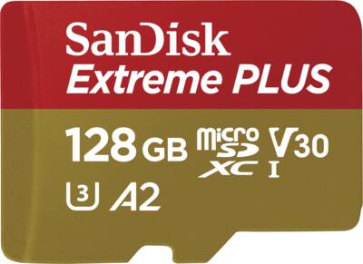 Sandisk microSDXC-Card Extreme Plus microSDXC 128GB 200MB/s