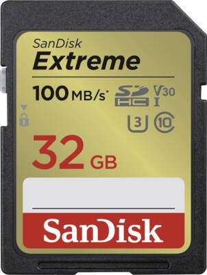 Sandisk SDHC-Card Extreme SDHC 32GB 100MB/s Class 10 UHS-I U