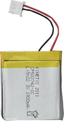 Lithium Batteriepackung (nicht wiederaufladbar) 3Vdc / 1.900