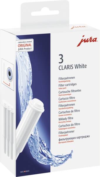 JURA CLARIS White Filterpatroon Set - 3 Stuks