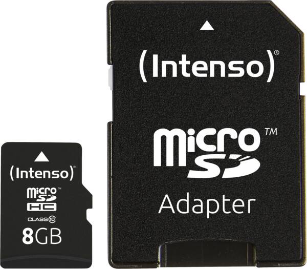 Zoom-Darstellung 1: Micro SD Card 8GB Class 10 inkl. SD Adapter