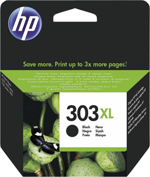 Zoom-Darstellung: HP Tintenpatrone T6N04AE HP 303 BK XL