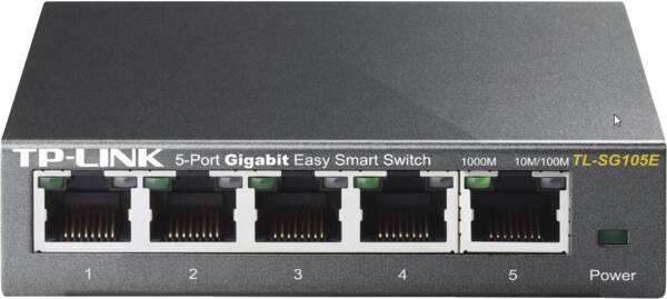 TP-LINK TL-SG105E Gigabit 5 poorts switch Smart Managed