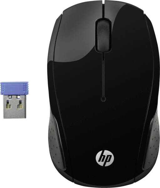 HP 200 Draadloze muis zwart