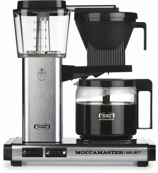 Moccamaster KBG Select Koffiemachine - Filterkoffie - RVS