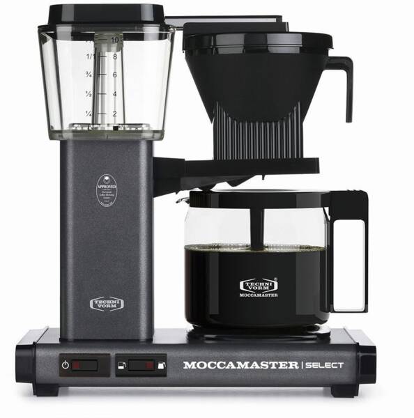 Moccamaster KBG Select Stone Grey koffiezetapparaat