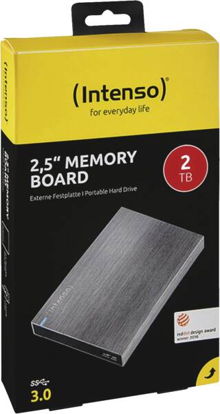 Zoom-Darstellung 4: Intenso Festplatte 2TB USB 3.0 Aluminium Anthr