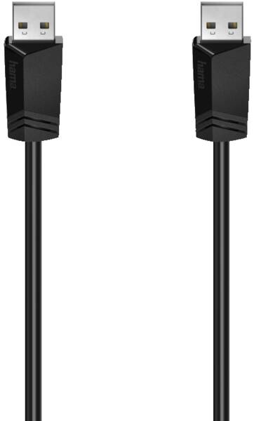 Hama USB-kabel A-A, USB 2.0, 480 Mbit/s, 1,50 m