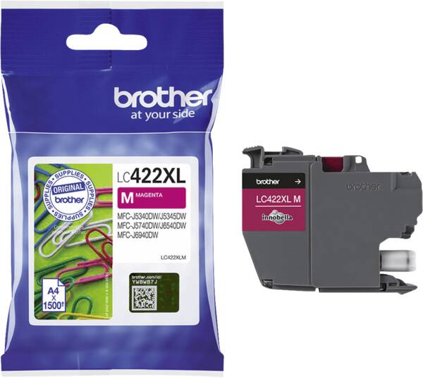 Zoom-Darstellung: Brother Tintenpatrone LC-422XLM