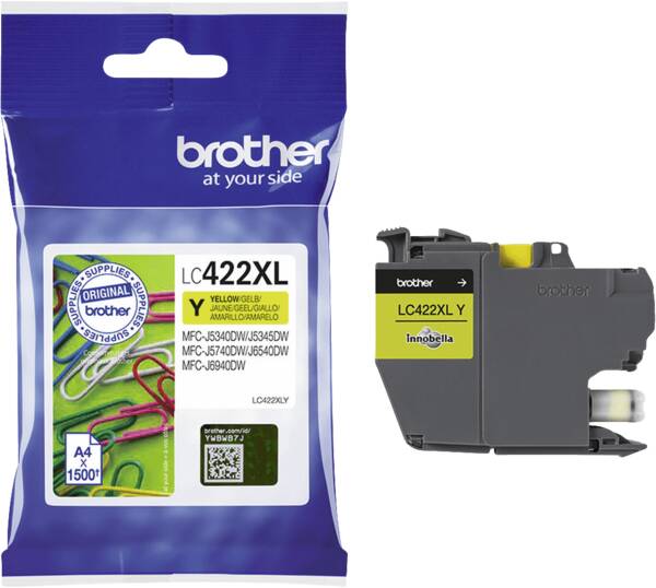 Zoom-Darstellung: Brother Tintenpatrone LC-422XLY