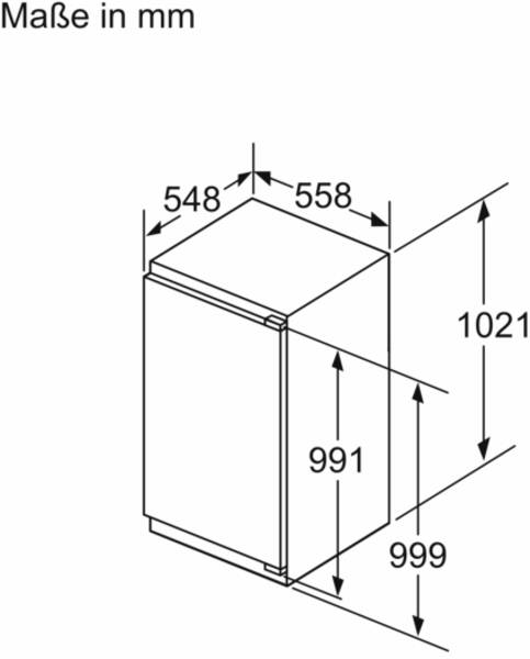 Zoom-Darstellung 2: Bosch KIR31ADD1 Einbau-Kühlschrank H:102.5 cm