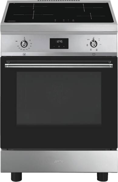 SMEG C6IMXT2 Classici Esthetisch Fornuis met Inductie Kookplaat - 60 x 60 cm