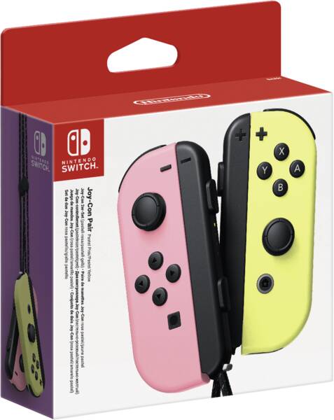Zoom-Darstellung: Joy-Con 2er-Set pastell-rosa und pastell-gelb (Switch)