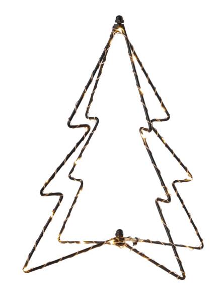 Vista ingrandita 1: TREE W/40MINI LED H23.5CM W/BATTERY BOX