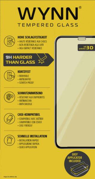 Zoom-Darstellung: 3D Privacy Schutzglas  iPhone 15 Pro - 30° 2 - Weg Schutz