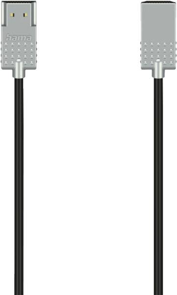 High-speed HDMI-kabel Ultra-Slim, 4K, conn. - conn., ether.