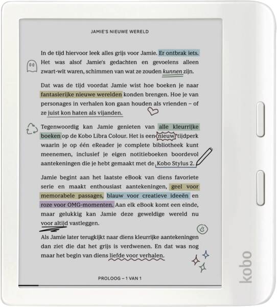 Kobo Libra Colour Wit
