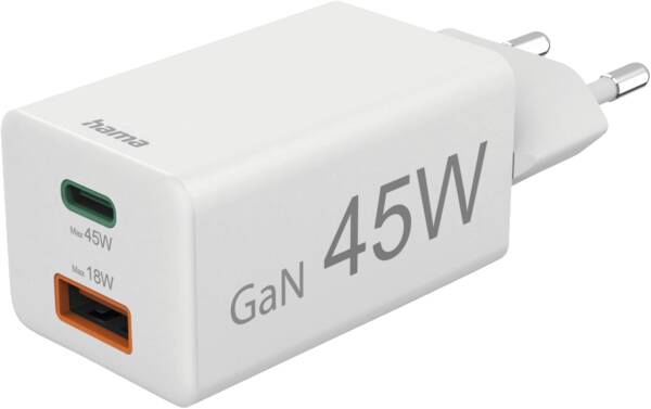 Hama 00201993 45W GaN USB-C Snellader