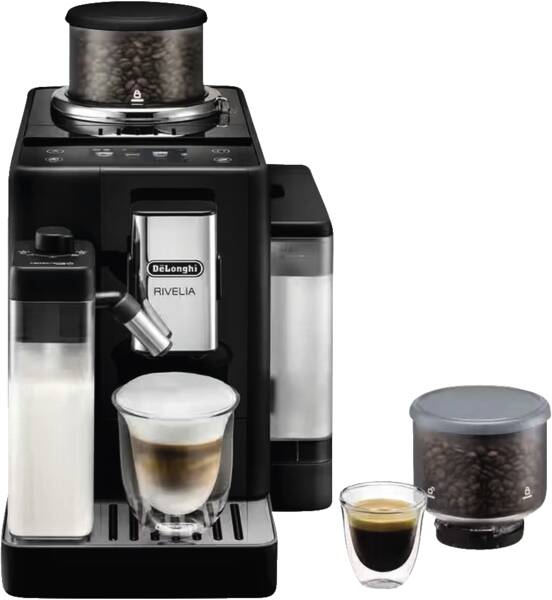 DeLonghi EXAM440.55.B Rivelia Volautomatische Koffiemachine Onyx Black