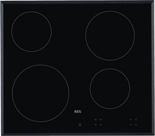 AEG HK624000FB 3000 Serie Keramische Inbouw Kookplaat - 60 cm