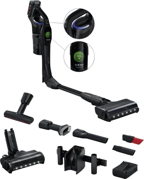 BOSCH BXS1041BQC Unlimited 10 EXCLUSIV Steelstofzuiger - Zwart