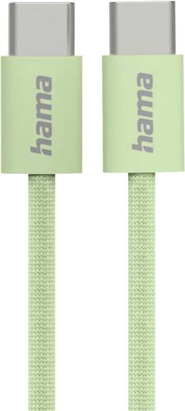 Oplaadkabel Fabric, USB-C - USB-C, 1m, nylon